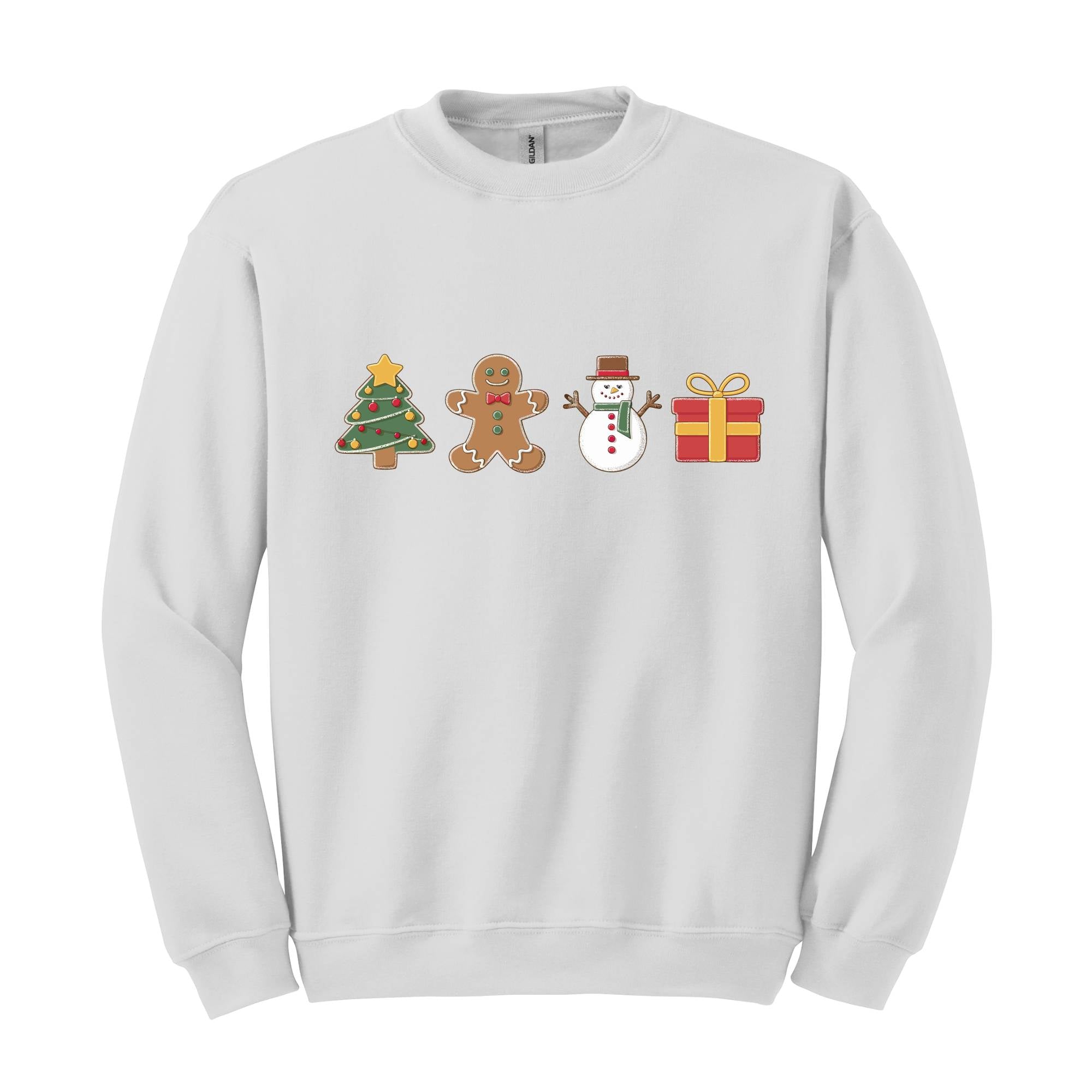 Gingerbread Cookies Sweatshirt, Christmas Shirt, Christmas Matching Sweatshirt, Family Shirt, Christmas Sweater, Xmas Shirt, Christmas Gift