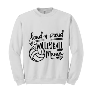 Volleyball Mom Shirts - Volleyball Shirts - Volleyball Tees - Loud and Proud Volleyball Mom Shirts - Sports Mom Tees - Biggest Fan Shirts