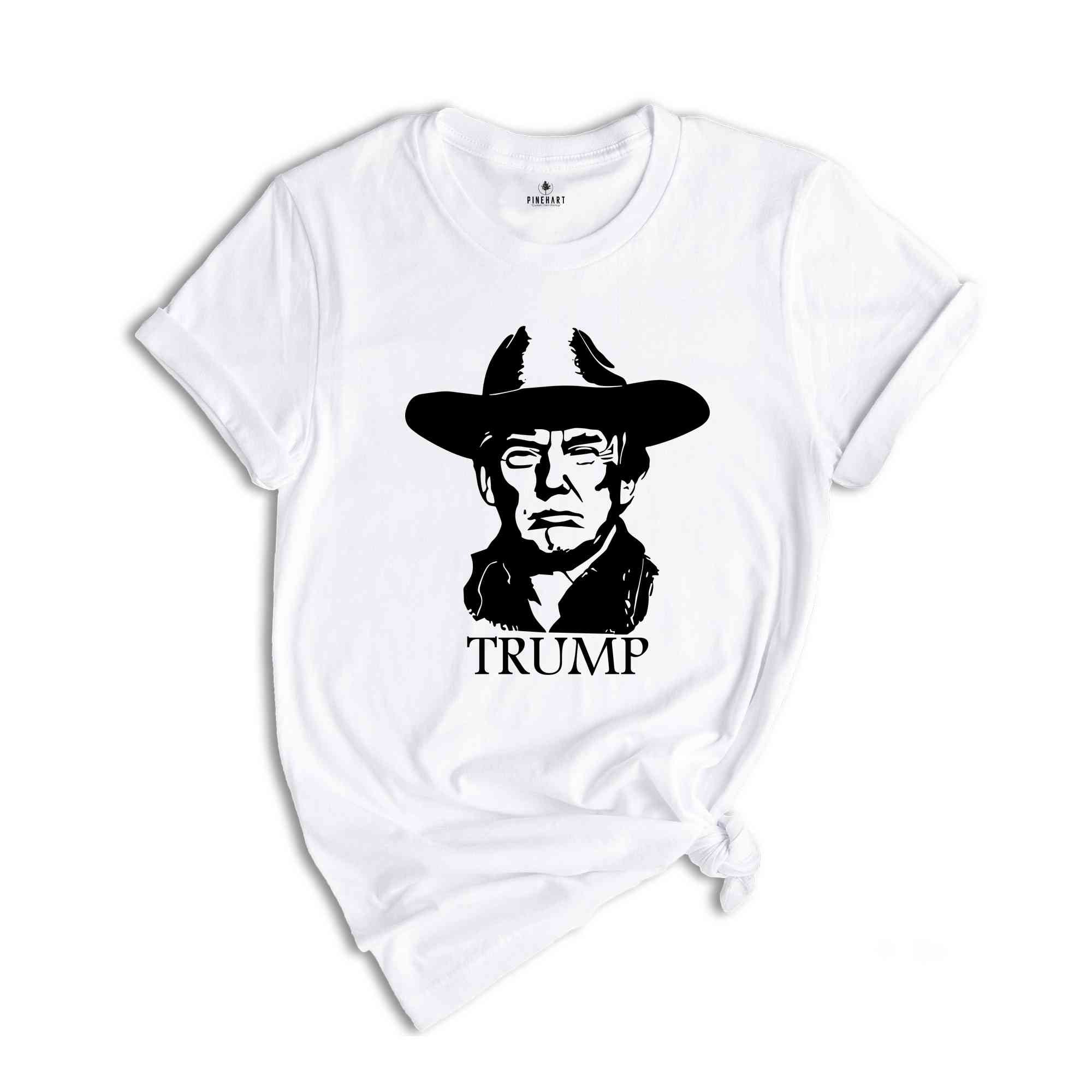 Trump Cowboy Shirt, Western Donald Trump, Cowboy Trump Shirt, MAGA Shirt, Election 2024 Shirt, Funny Conservative Shirt, President Shirt