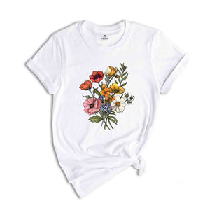 Flower Shirt, Mothers Day Gift, Mother Flower Shirt, Flower Shirt For Mother's Day, Mother's Day Special