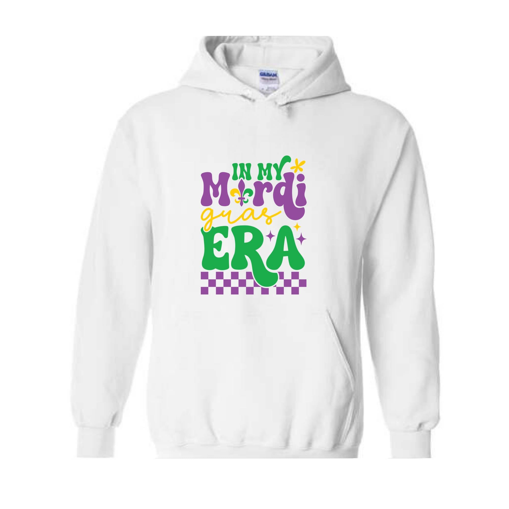 In My Mardi Gras Era Hoodie , Mardi Gras Sweatshirt, Fat Tuesday Sweatshirt, Carnival Sweatshirt, Louisiana Sweatshirt, Festival Sweater