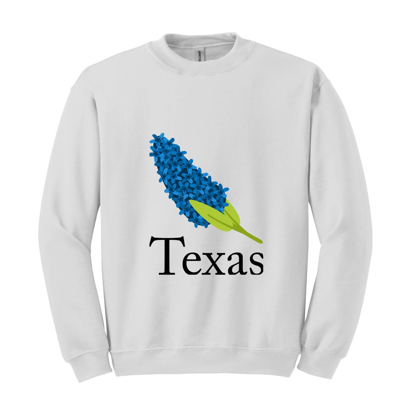 Texas Bluebonnets Sweatshirt, Texas Hoodie, State Sweatshirt, Home State Hoodie, Texas Flower Sweatshirt, Austin Texas Hoodie