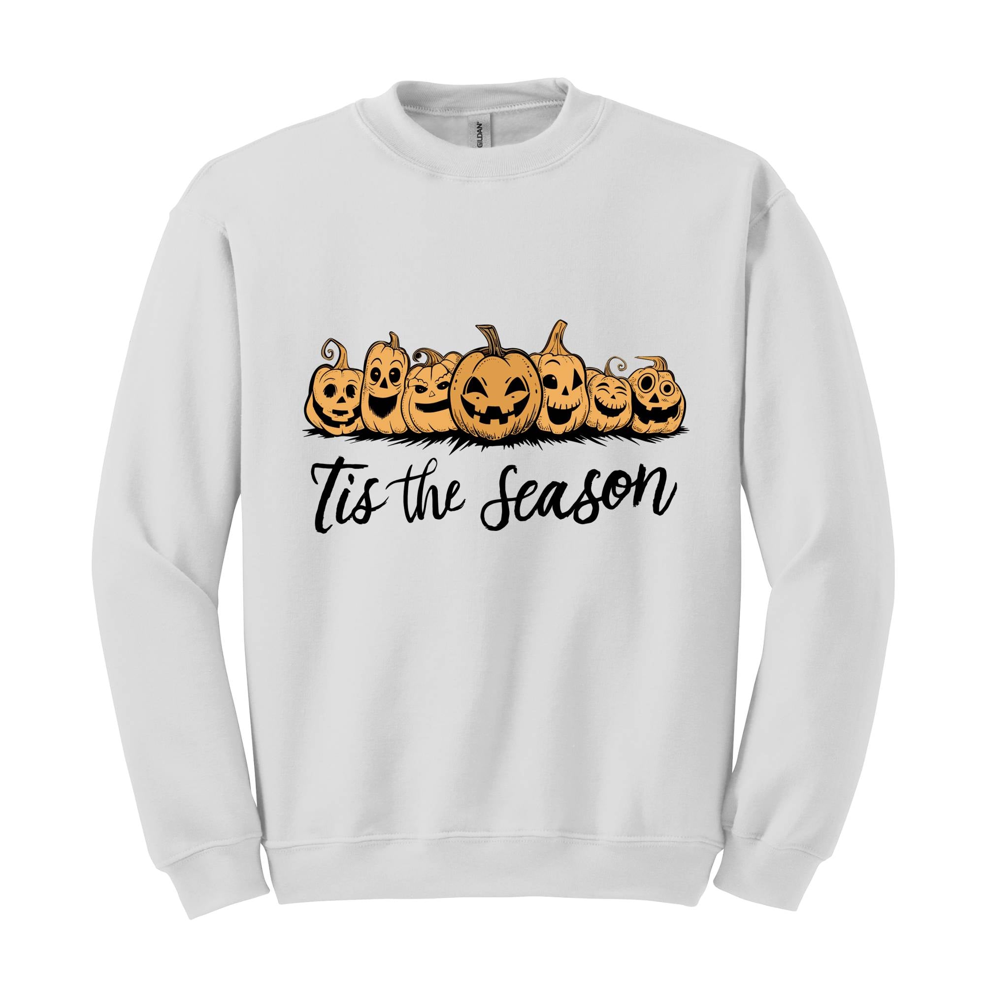 Tis The Season Halloween Sweatshirt,Halloween Sweatshirt,Spooky Season,Coffee Shirt, Halloween Gift, Halloween Fall