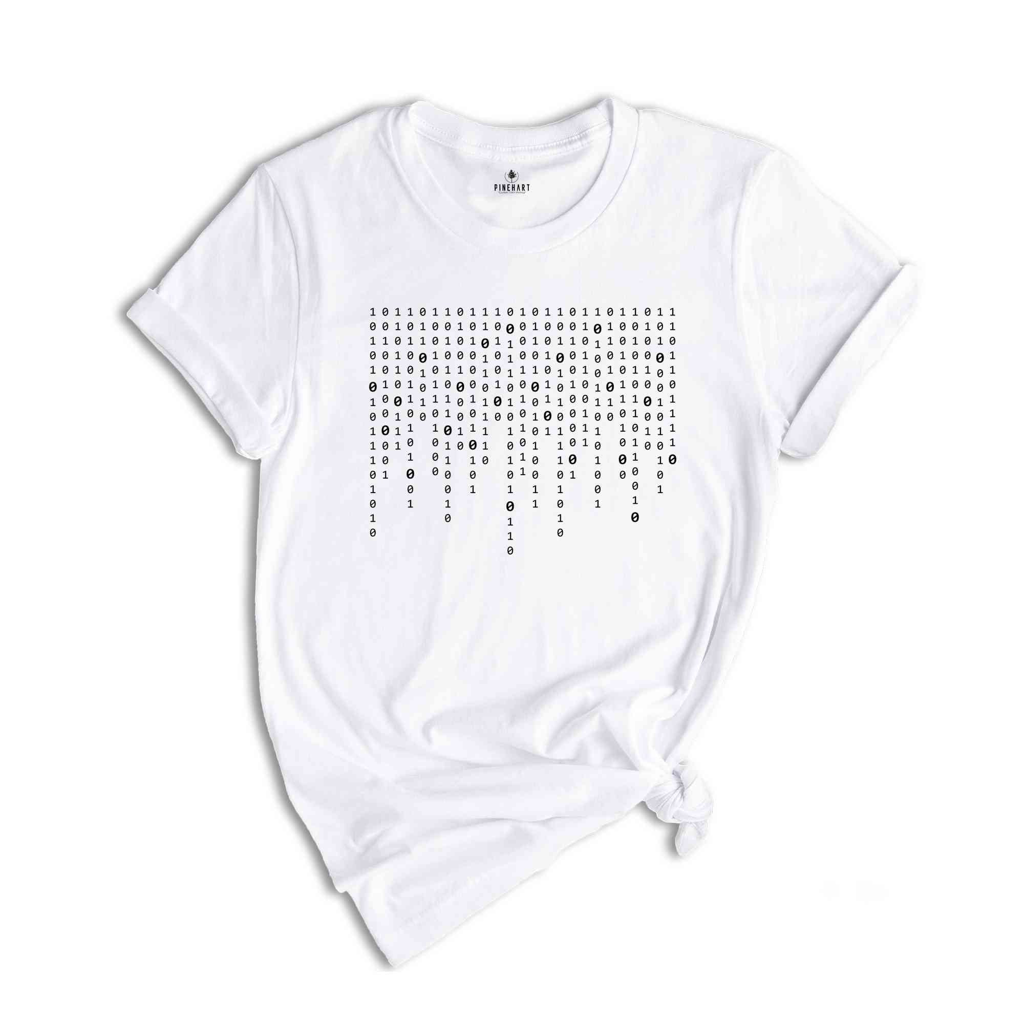 Binary Code Shirt, Computer Technician Shirt, Gift For Programmer, IT T-shirt, Computer Science Gift, Computer Geek Shirt,