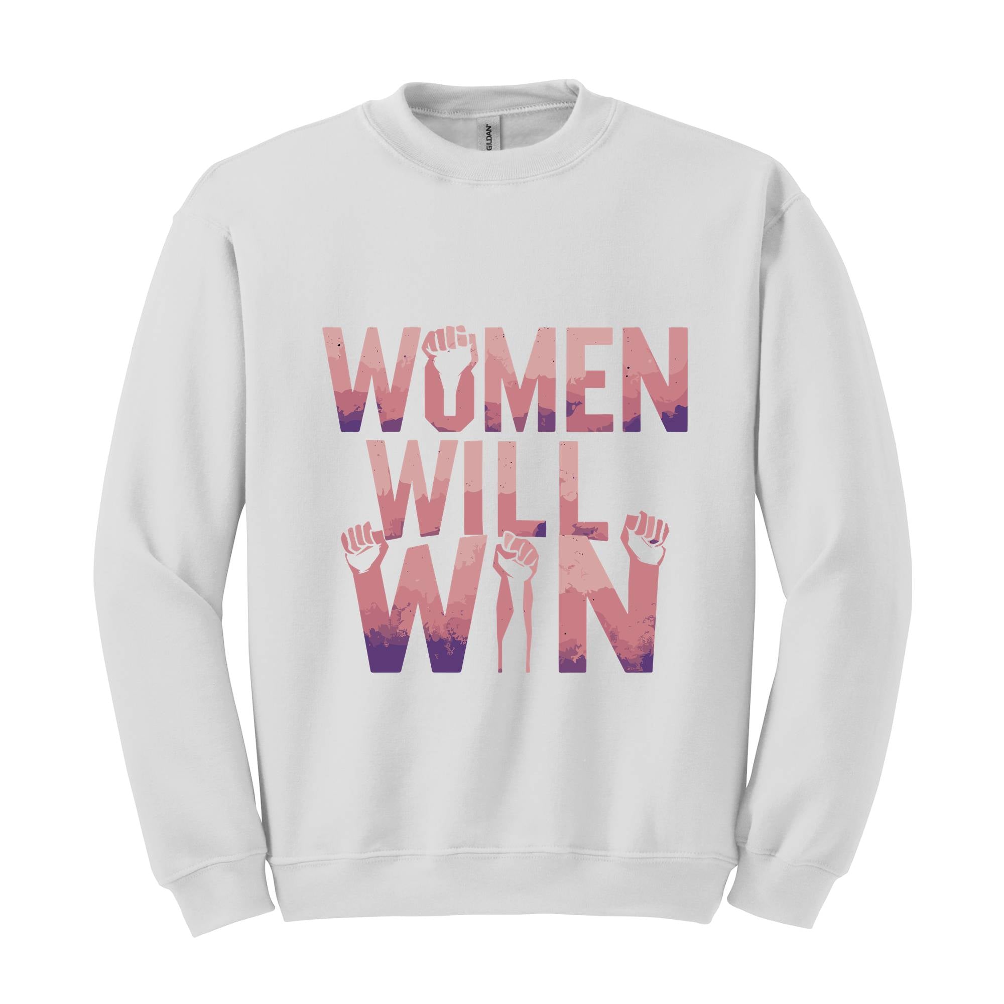 Women Will Win Sweatshirt, Kamala Harris Sweatshirt, Gift for Democrat, Madam President Sweatshirt, Elect Women Sweatshirt