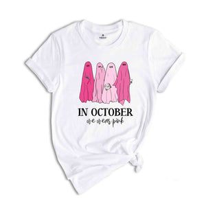 Halloween Mean Girls Shirt, On Wednesday We Wear Pink Ghost Shirt, Mean Girls Ghost Shirt, Pink Ghost Shirt, Mean Girls Halloween