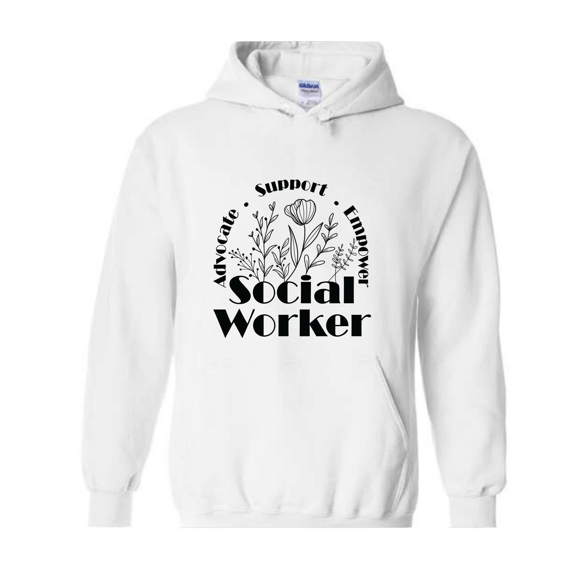 Social Worker Sweatshirt, Advocate Support Empower Sweatshirt, Social Worker Hoodie, Retro School Social Worker Sweatshirt