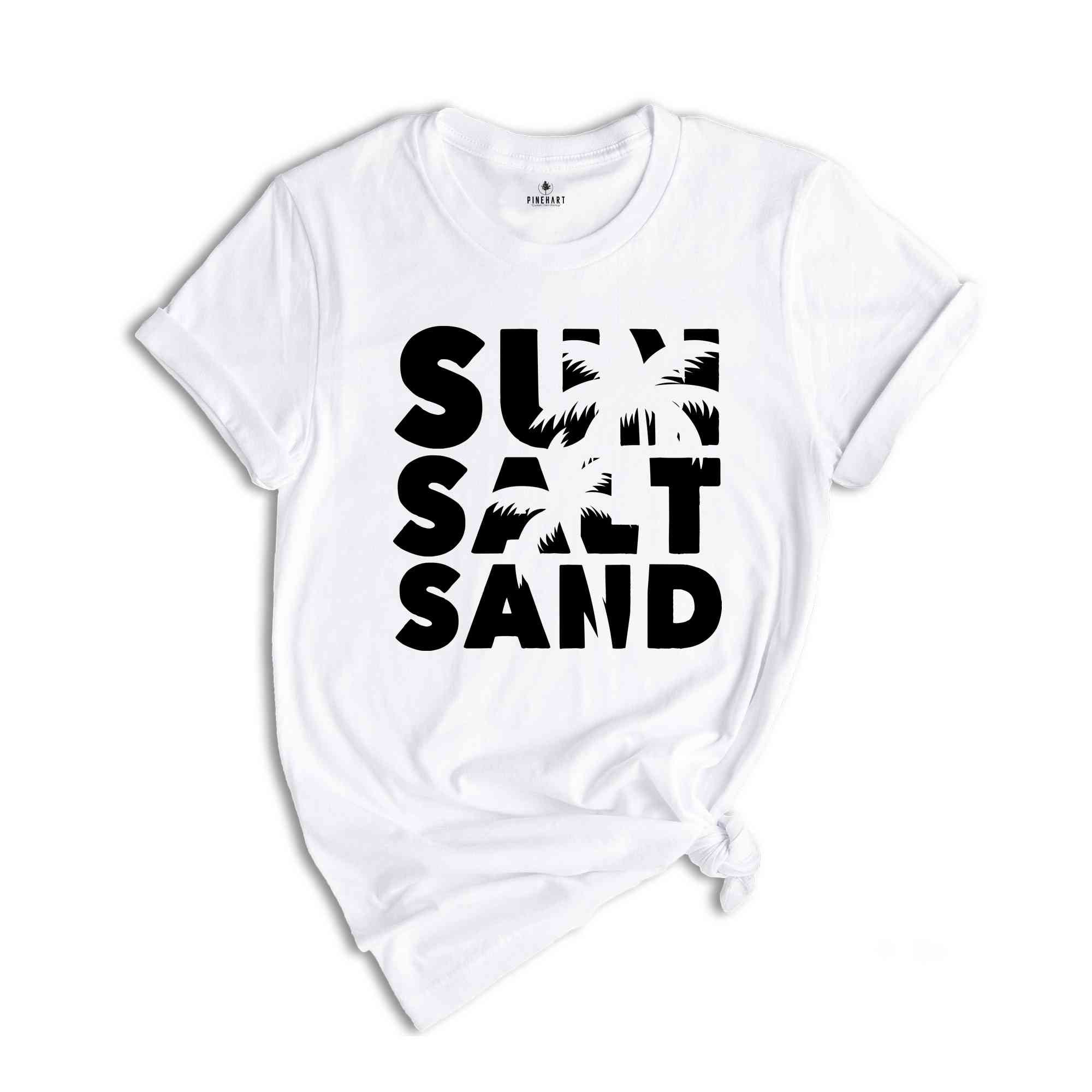 Sun Salt Sand Shirt, Summer Shirt, Vacation Shirt, Beach Life Shirt, Summer Quotes, Family Cruise Shirt, Beach Camping Tee