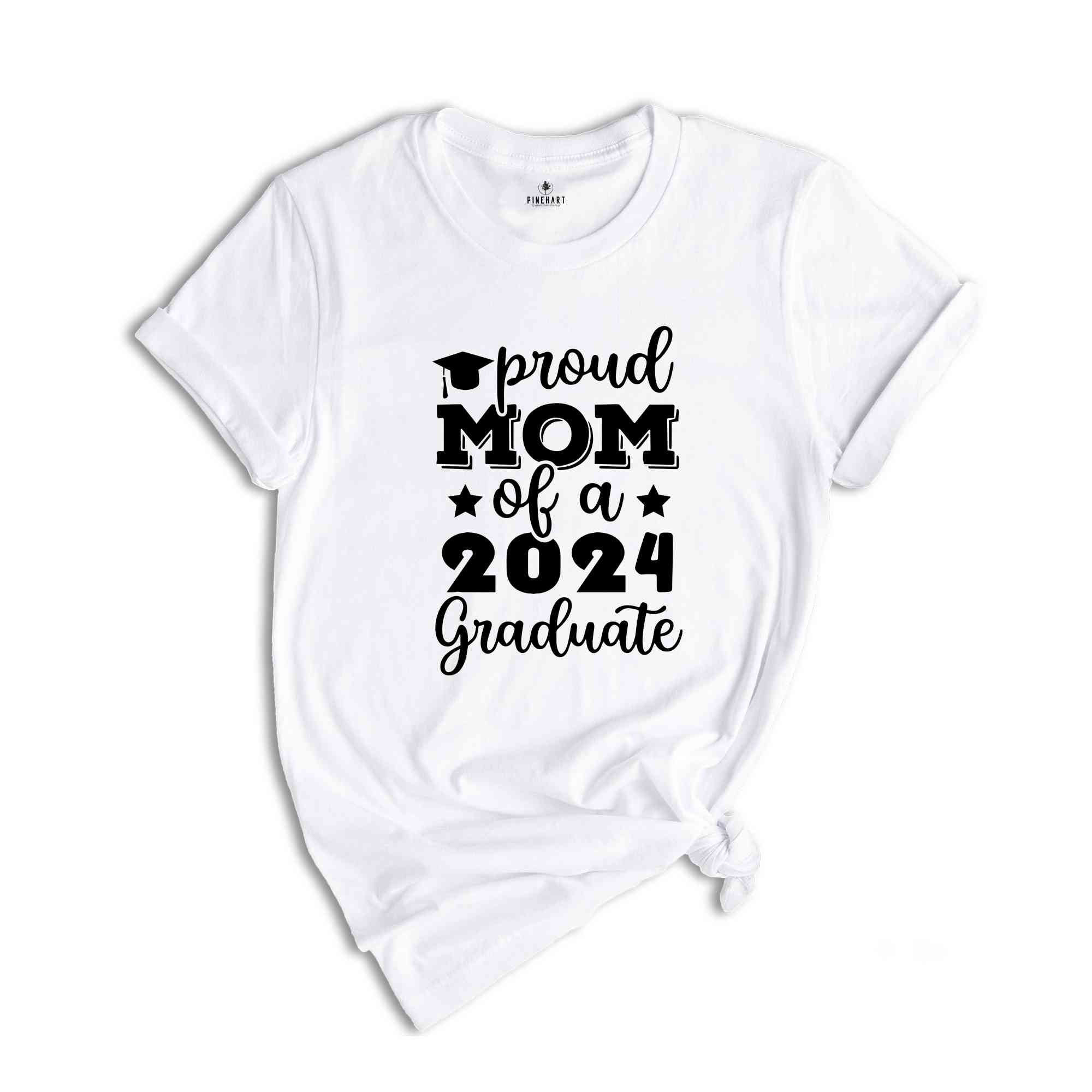 Proud Dad of a 2024 Graduate Shirt, Proud Mom of a 2024 Graduate Shirt, Family Matching Shirt, Mother's Day Gift, Class Of 2024