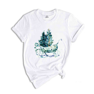 Christmas Sleigh T-shirt, Christmas Shirt, Winter Shirt, Christmas Tree Shirt, Christmas Gifts, Christmas Season Shirt