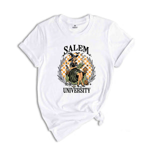 Salem University Shirt, Salem Witch T-Shirt, Halloween Shirt, Halloween Gift, Halloween Costume Tee, Spooky Season