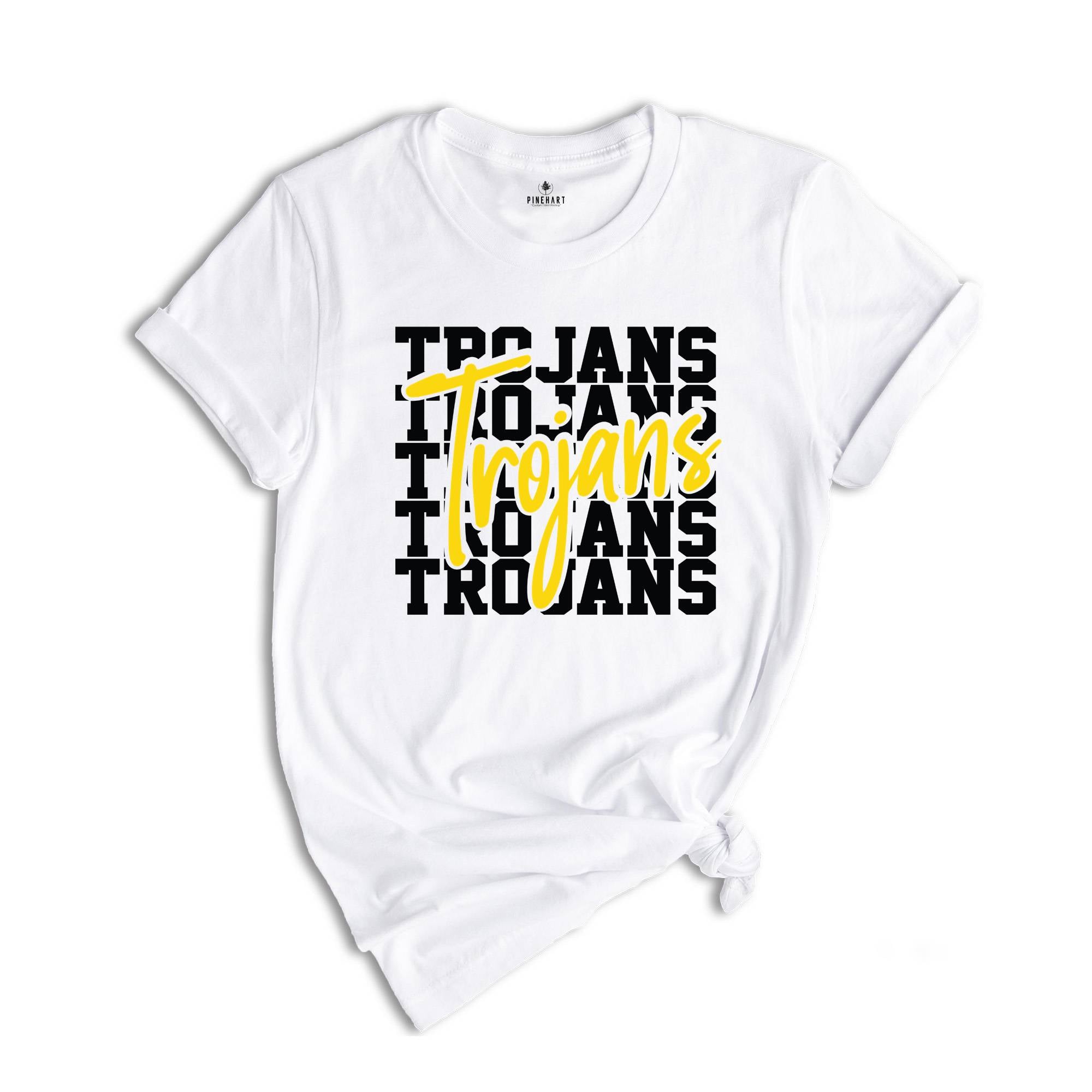 Team Mascot Shirt, Trojans Team Shirt, Trojans Football Shirt, Trojans Fan Shirt, Trojans School Shirt, Trojans School Spirit