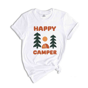 Happy Camper Shirt, Camping Tee, Nature Lover Gift, Outdoor Camping Shirt, Adventure T-shirt, Gift for Camper