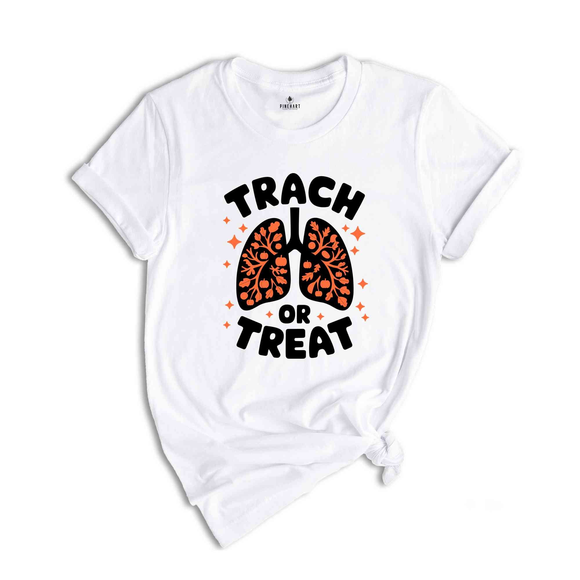 Trach Or Treat Shirt, Nurse Halloween Shirt, Funny Rt Halloween Shirt, NICU Nurse Fall Shirt, Halloween Gift, Spooky Season