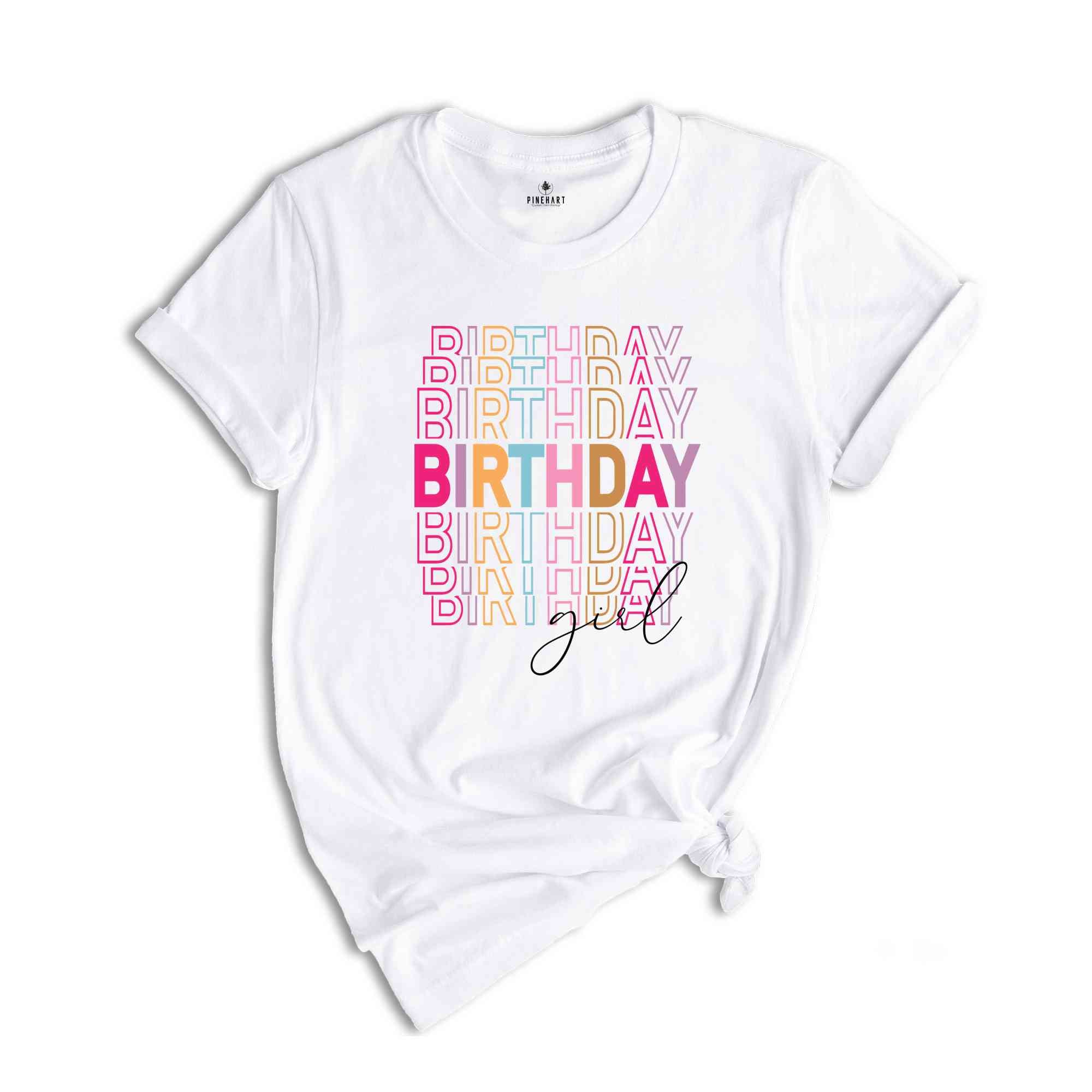 Birthday Girl T-Shirt, Birthday Party Girl Shirt, Birthday Girl Gifts, Bday Party Shirt, Birthday Shirt