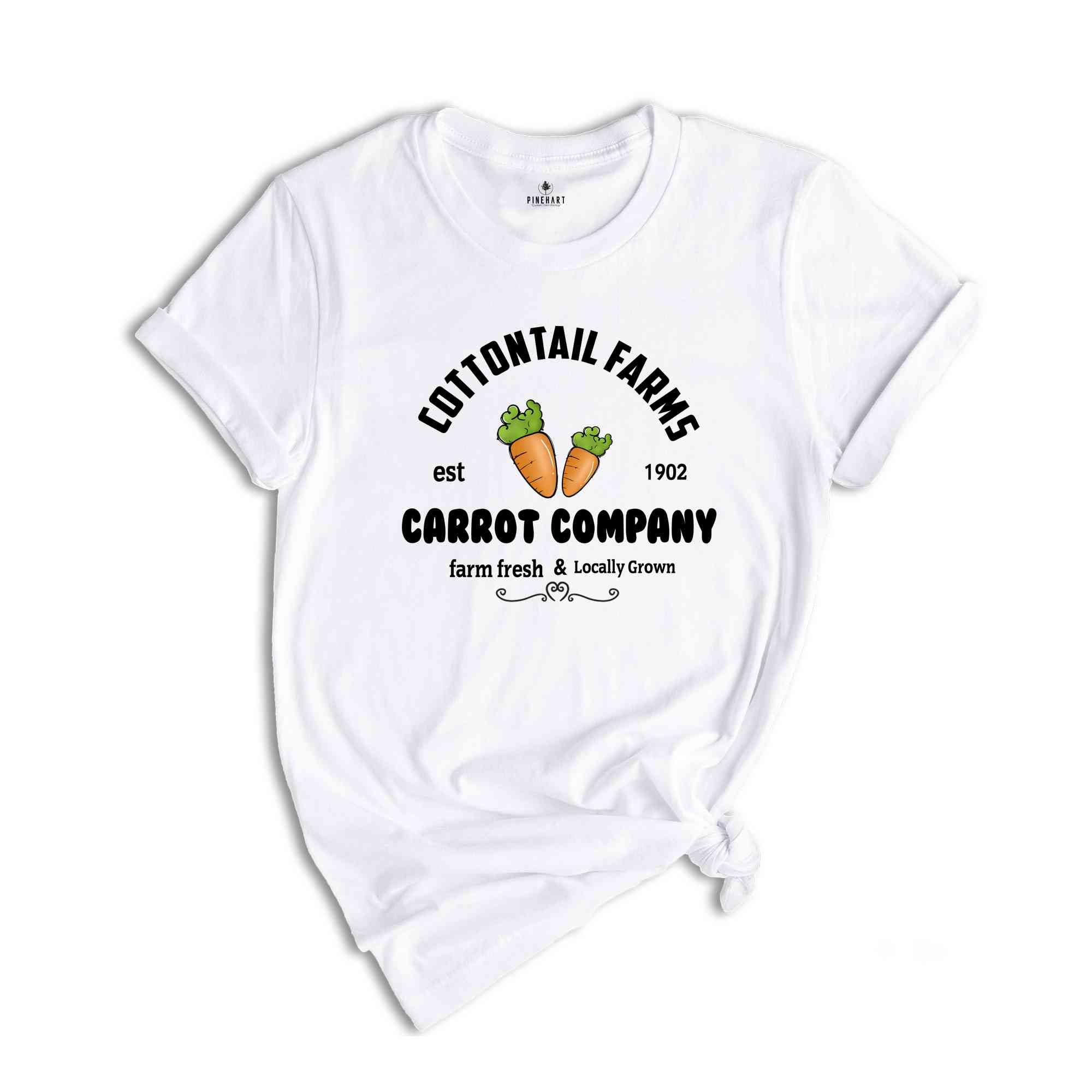 Cottontail Farms Carrot Company Shirt, Easter Day Shirt, Cute Easter Shirt, Funny Easter Shirt, Happy Easter Day, Easter Bunny Shirt