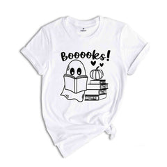 Halloween Booooks Shirt, Ghost Books, Halloween Teacher T-Shirt, Halloween Reading Shirt, Librarian Shirt, Librarian Gift