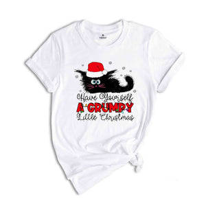 Have Yourself A Grumpy Little Christmas Shirt, Funny Christmas Shirt, Cute Christmas Shirt, Cat Christmas Shirt, Cat Lover Shirt, Xmas Gift