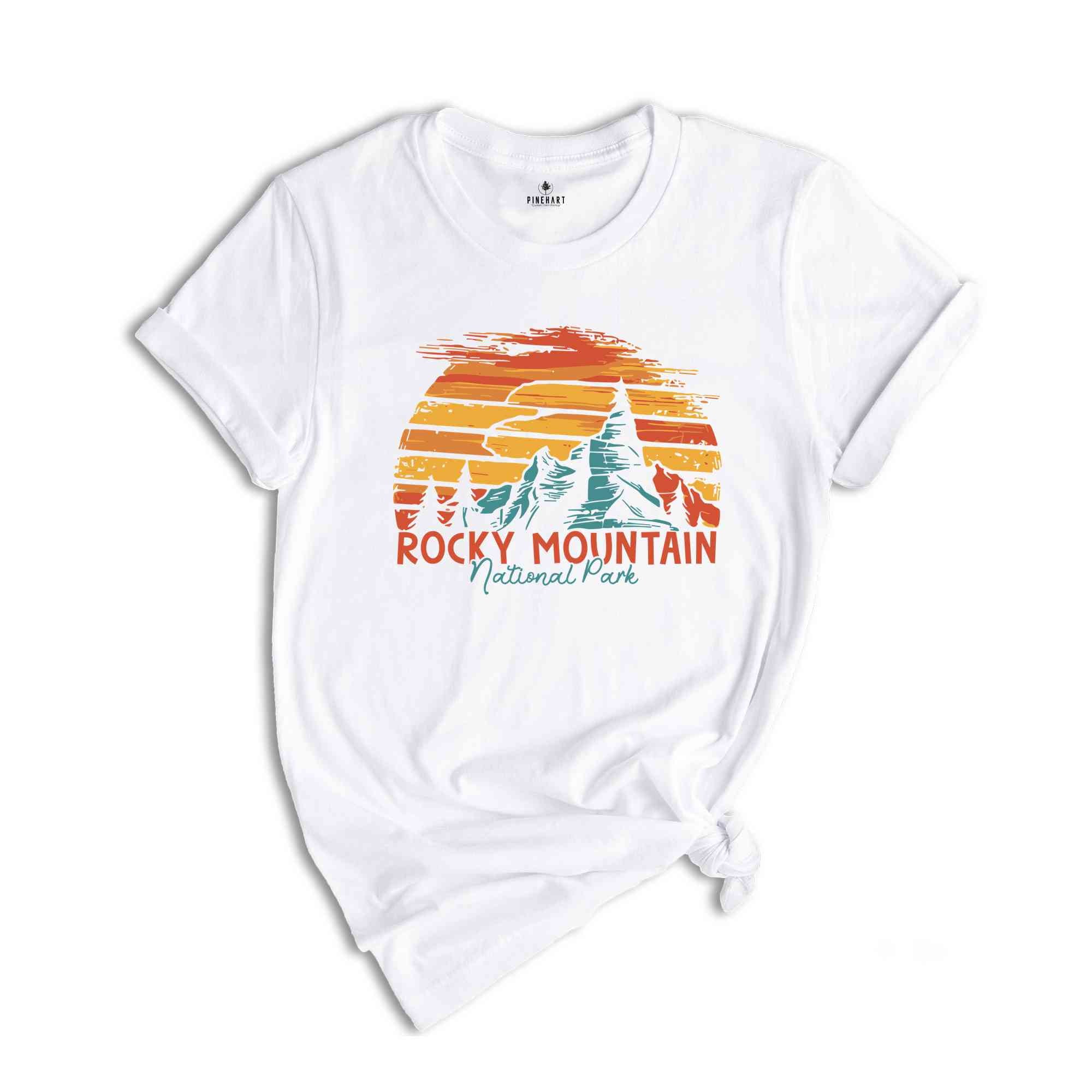 Retro Rocky Mountain National Park Shirt, Rocky Mountain T-Shirt, Adventurer Shirt, Adventure Lover Shirt, Nature Shirt, Mountain Shirt