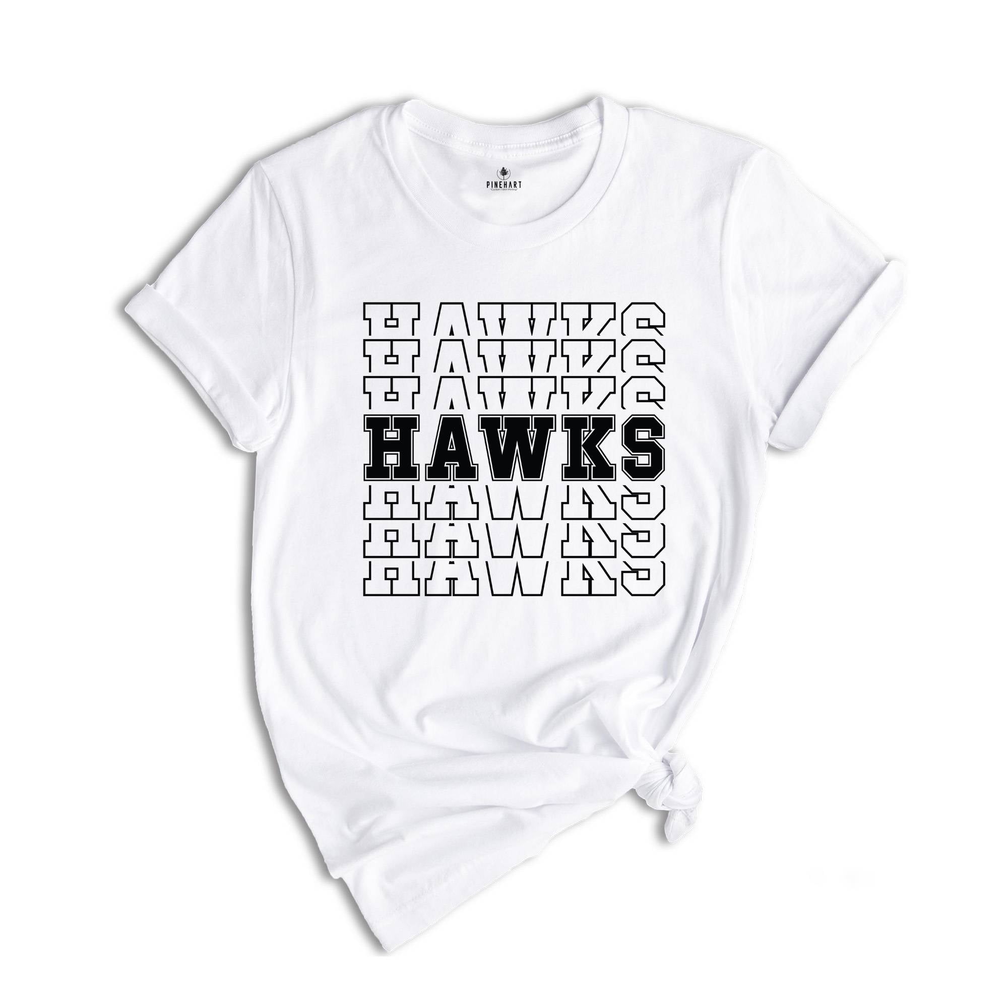 Team Mascot Shirt, Hawks Team Shirt, Hawks Football Shirt, Hawks Fan Shirt, Hawks School Shirt, Hawks School Spirit, Hawks Basketball Tee