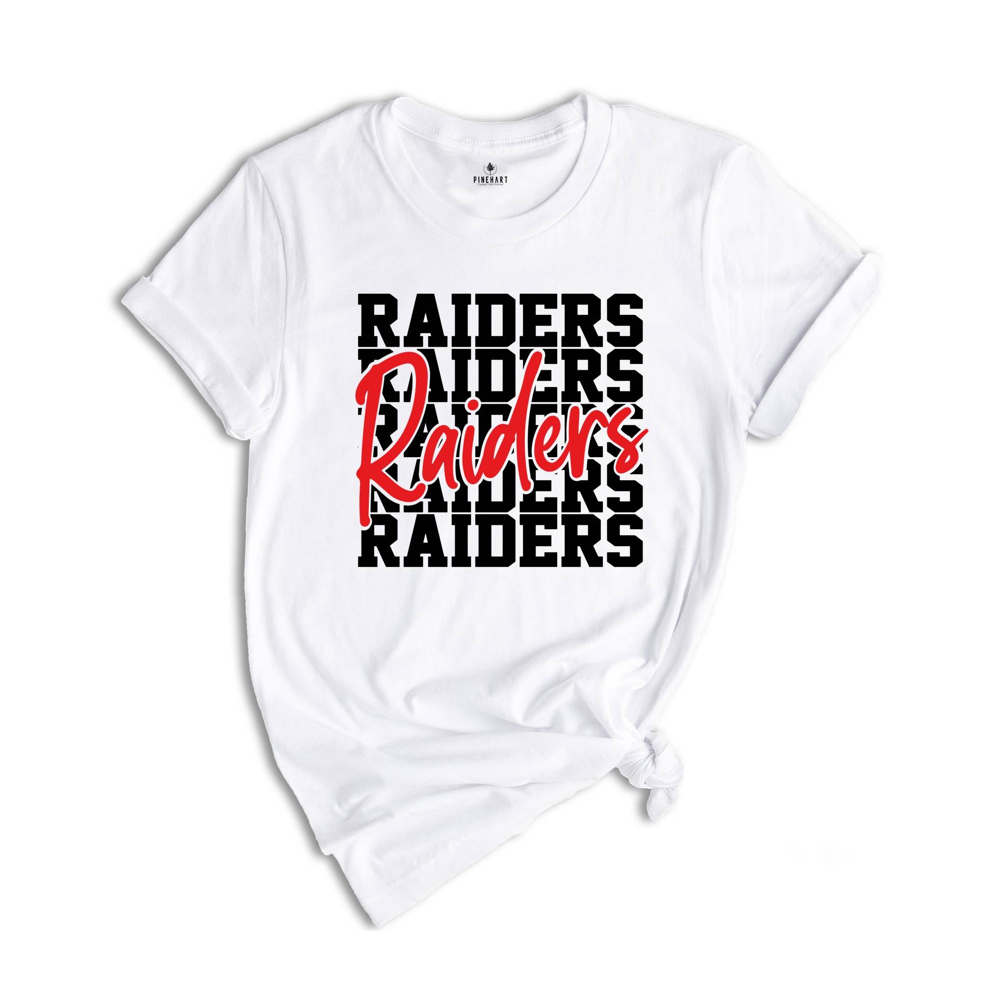 Raiders Written Team Mascot Shirt, Raiders Team Shirt, Raiders Team Spirit Shirt, Raiders Fan Tee, Raiders School Spirit