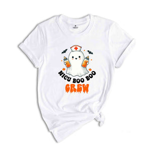 NICU Boo Boo Crew Halloween Shirt, Halloween NICU Nurse Tee, Spooky Nicu Nurse T-Shirt, Halloween Party T-Shirt