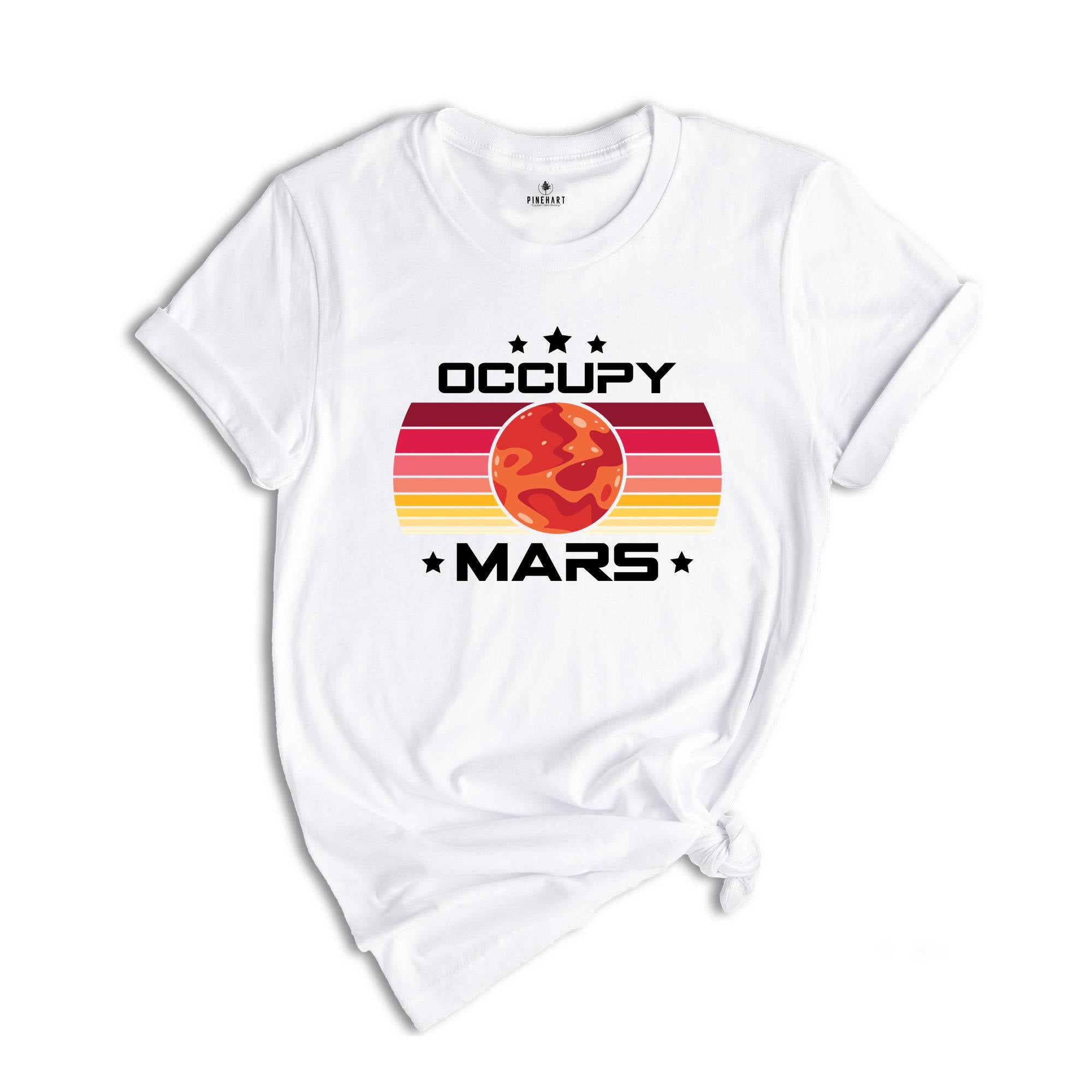 Occupy Mars Shirt, Mars Colony T-Shirt, Funny Mars Colonization Tee, Space Lover T-Shirt, Astronomy Lover Kid Tee