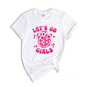 Lets Go Girls T-Shirt, Cowgirl Hat Shirt, Bachelorette Party Matching Shirts, Girls Trip Shirts, Bridesmaids Gifts, Bachelorette Cruise Tee