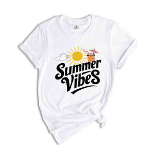 Summer Vibes Shirt, Happiness Shirt, Beach Shirt, Summer Shirt, Cool Summer Shirt, Trendy Beach Shirt, Summer Vacation Shirt