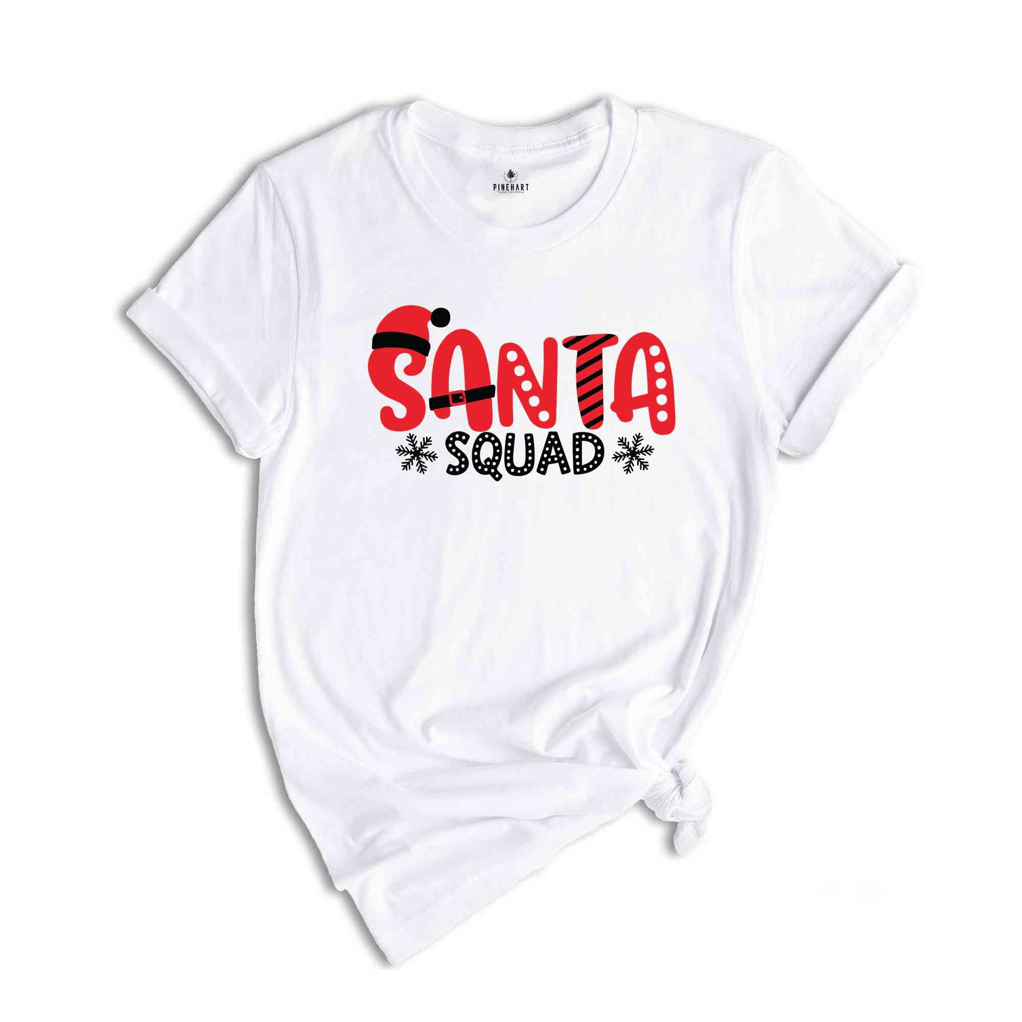 Santa Squad Christmas Tee, Santa Claus Shirt, Xmas Gift, Christmas Shirt, Holiday Shirt, Santa Crew Tee, Family Matching