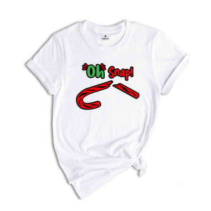 Oh Snap Broken Candy Cane Shirt, Oh Snap Shirt, Christmas Shirt, Candy Cane Shirt, Christmas Sweatshirt, Broken Candy Tee