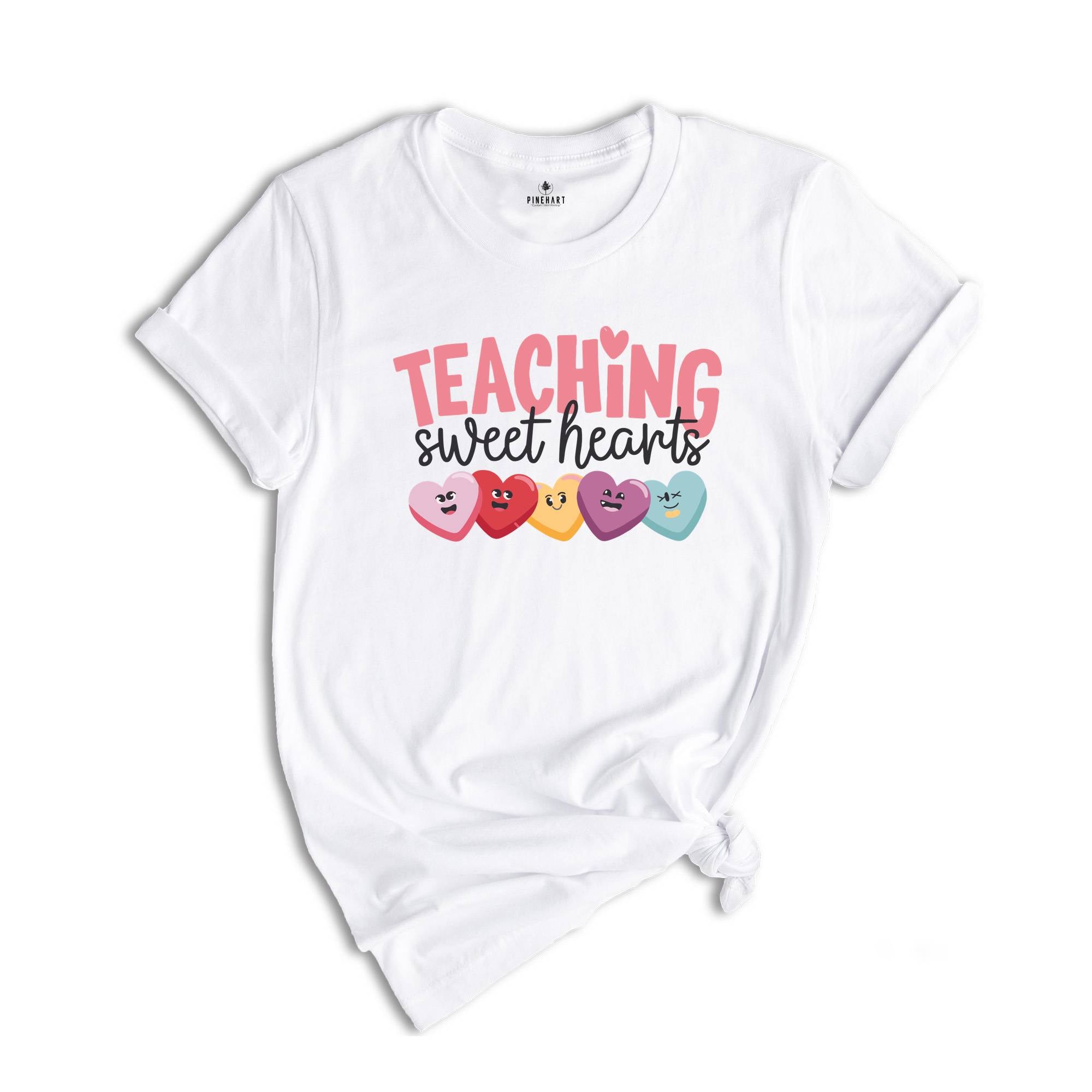 Valentines Day Teacher Shirt, Checkered Teaching Shirt, Teaching Sweethearts Shirt, Teacher Valentines Day Gift