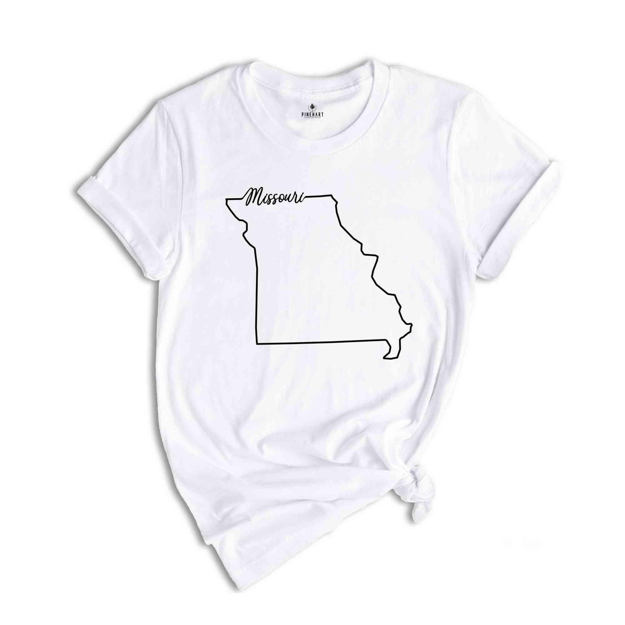 Missouri State Shirt, The USA State Shirt, Missouri USA Shirt, Missouri Map Outline Shirt, US Outline Shirt, United States Shirt