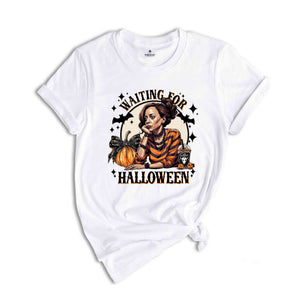 Waiting For Halloween Shirt, US Elections 2024 Tee, Kamala Harris Halloween Shirt, Halloween Gifts For Democrats