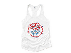 Chill The Fourth Out Tank, Funny 4th of July Tank, Retro 4th of July Tank, Independence Day Tank, American Popsicle Tank