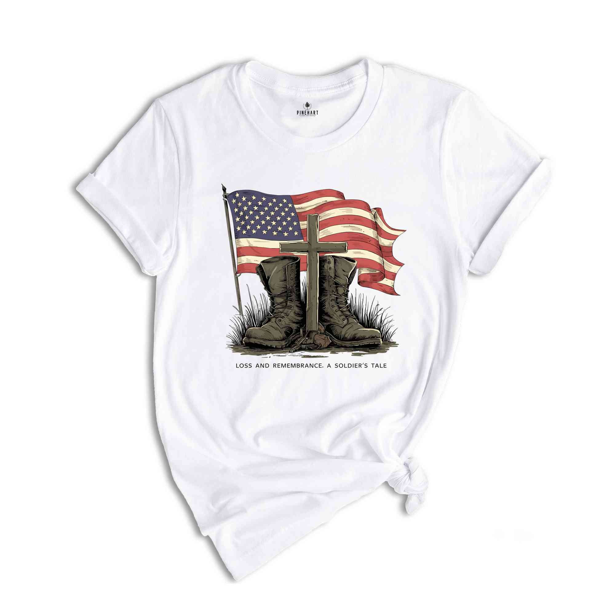 Memorial Day Shirt, American Flag Shirt, Independence Day Shirt, Patriotic Outfit, Christian Shirts, Soldier Shirt, USA Boots Tees