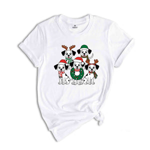 Christmas Dog Shirt, Christmas Dalmatian Shirt, Christmas Lights Shirt, Dalmatians Mom Shirt, Dog Shirt, Christmas Shirt