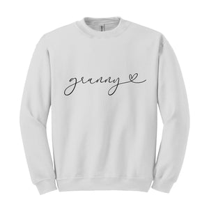 Custom Granny Sweatshirt With Grandchildren Names, Personalized Grandchild Name Sweatshirt, Grandma Sweater, Grandma Gifts, Nana Sweater