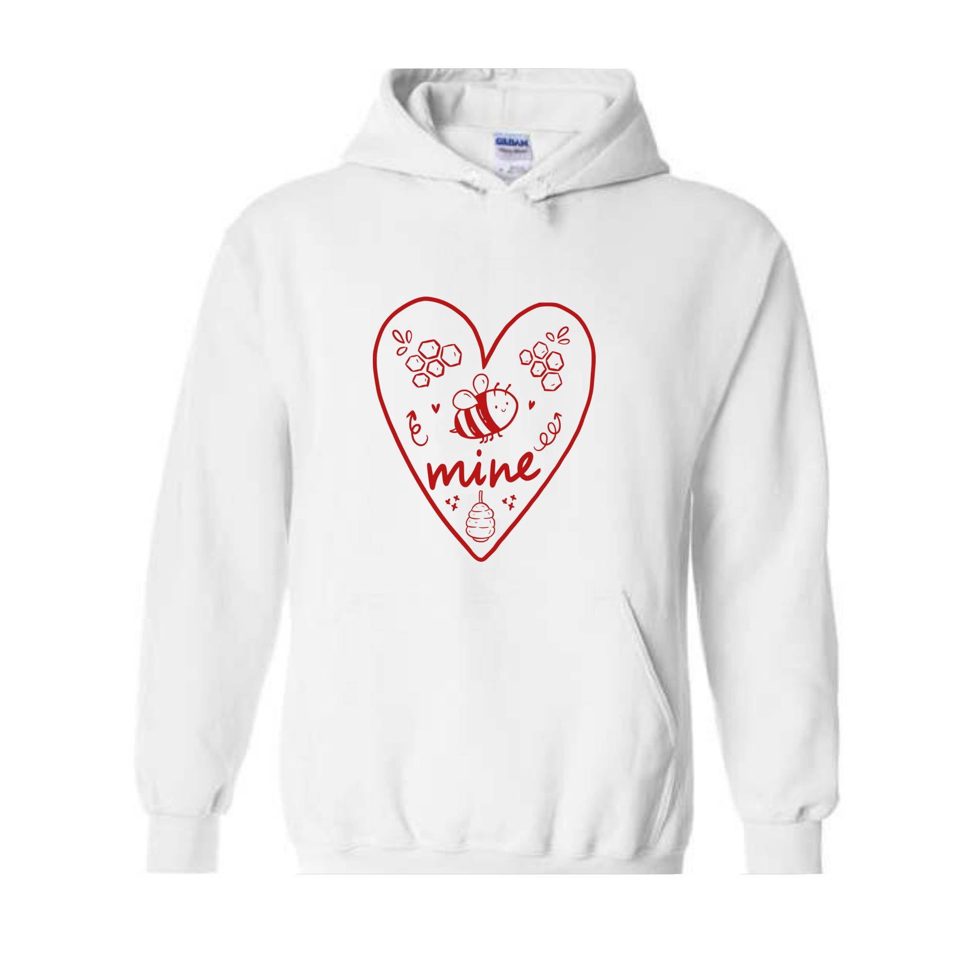 Bee Mine Sweatshirt, Valentine Couple Sweatshirt, Heart Sweatshirt, Valentine Matching Sweatshirt, Valentines Day Sweater