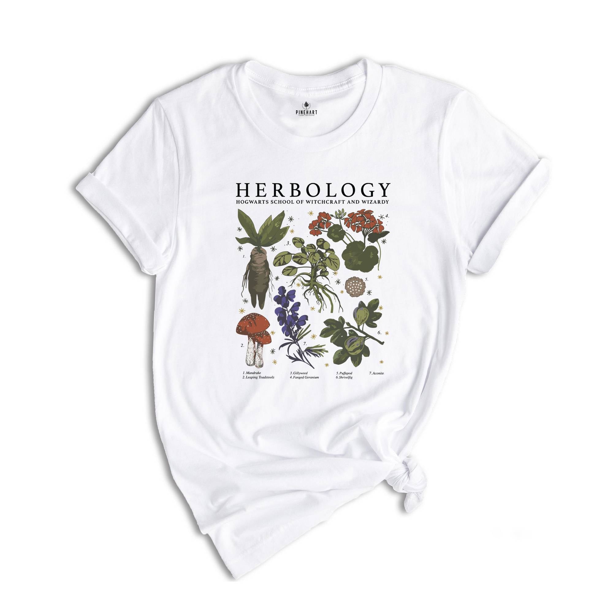 Herbology Plants Shirt, Magical Herbs Shirt, Botanical Shirt, Hogwarts School Shirt, Plant Lover Shirt, Gardening Shirt, Plant Shirt