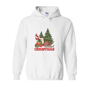 Cowgirl Christmas Tree Sweatshirt, Christmas Western Sweatshirt, Country Christmas Sweater, Western Santa Sweatshirt