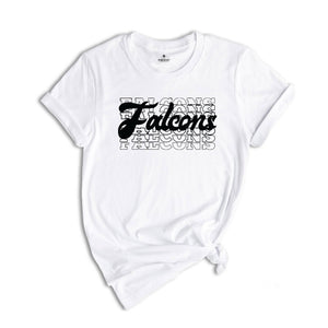 Team Mascot Shirt, Falcons Team Shirt, Falcons Team Spirit Shirt, Falcons Fan Shirt, Falcons School Shirt, Falcons School Spirit