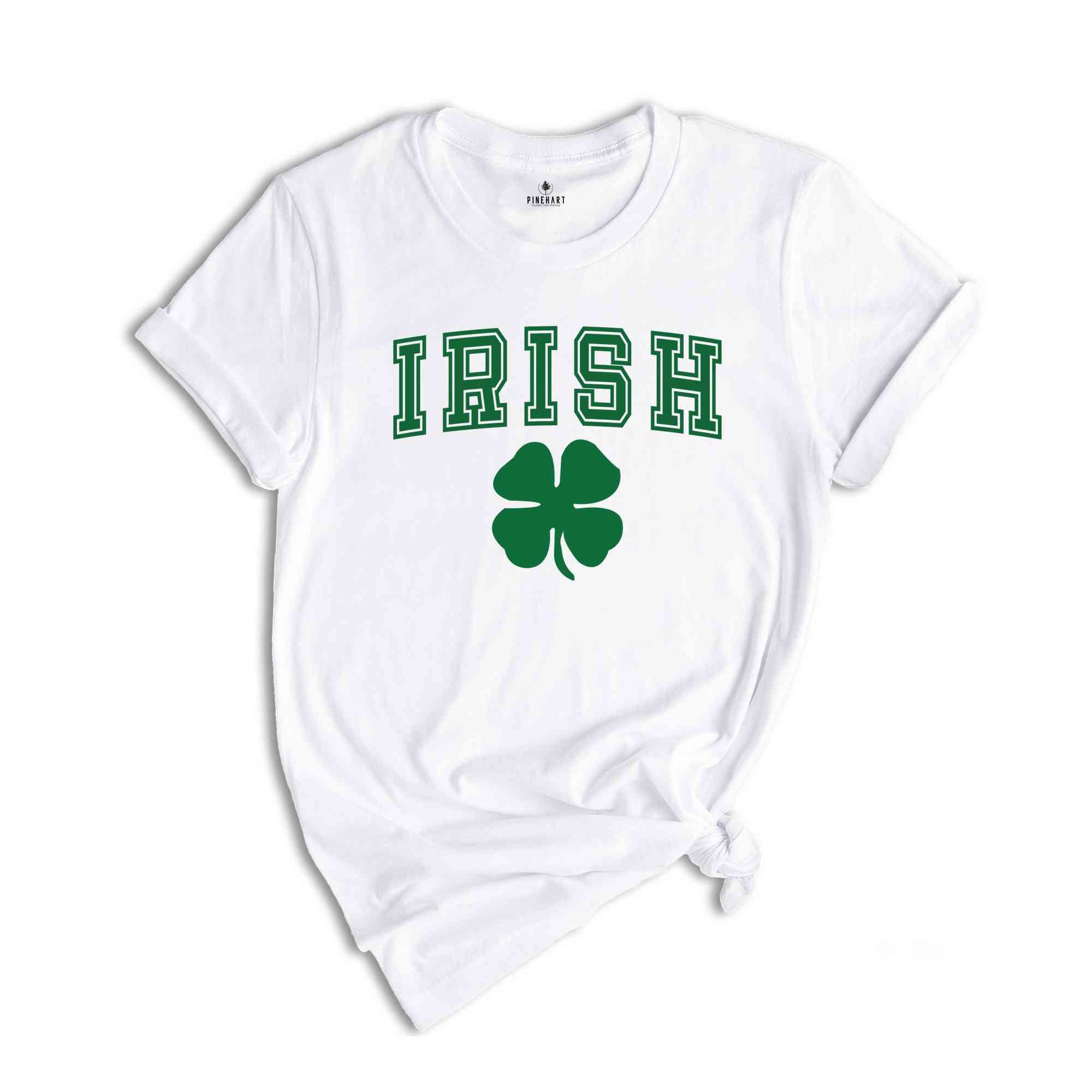 St Patrick Irish Shirt, Four Leaf Clover Irish Shirt, Saint Patrick Shirt, Lucky Shamrock Shirt, Teacher St Patrick Gift