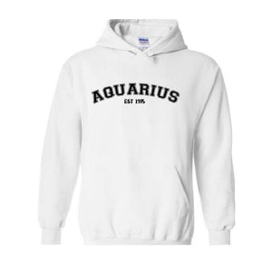 Aquarius Birthday 1975 Sweatshirt, February Birthday Hoodie, Astrology Hoodie, Astrology Gift, 50th Sweatshirt, 50th Birthday Tee