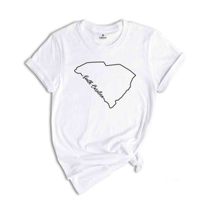 South Carolina State Shirt, The USA State Shirt, South Carolina USA Shirt, South Carolina Map Outline Shirt, US Outline Shirt, United States