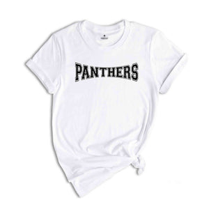 Panthers Team Shirt, Panthers Spirit Shirt, Team Mascot Shirt, Football Team Shirt, School Spirit Apparel, Panthers Mascot Shirt