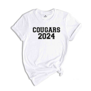 Team Mascot Hoodie, Cougars Team Hoodie, Mascot Crewneck, School Team Spirit, Cougars Sweatshirt, Cougars School Hoodie, Cougars Football