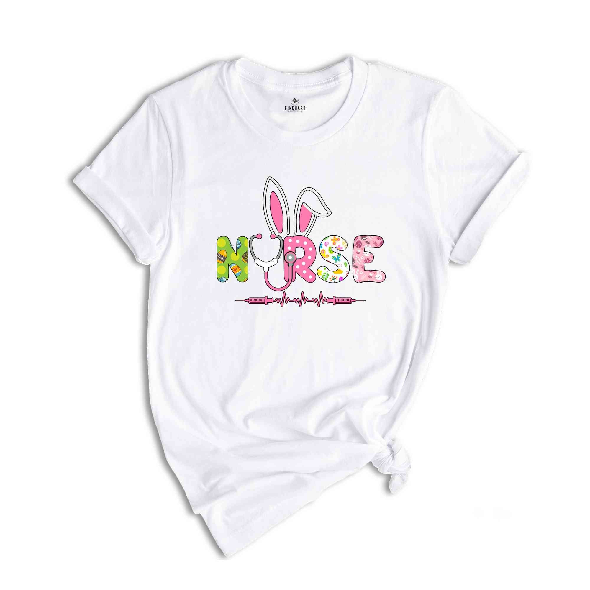 Nurse Easter Day Shirt, Easter Bunny T-Shirt, Easter Eggs T-Shirt, Nurse Easter 2024, Gift for Nurse, Happy Easter Shirt