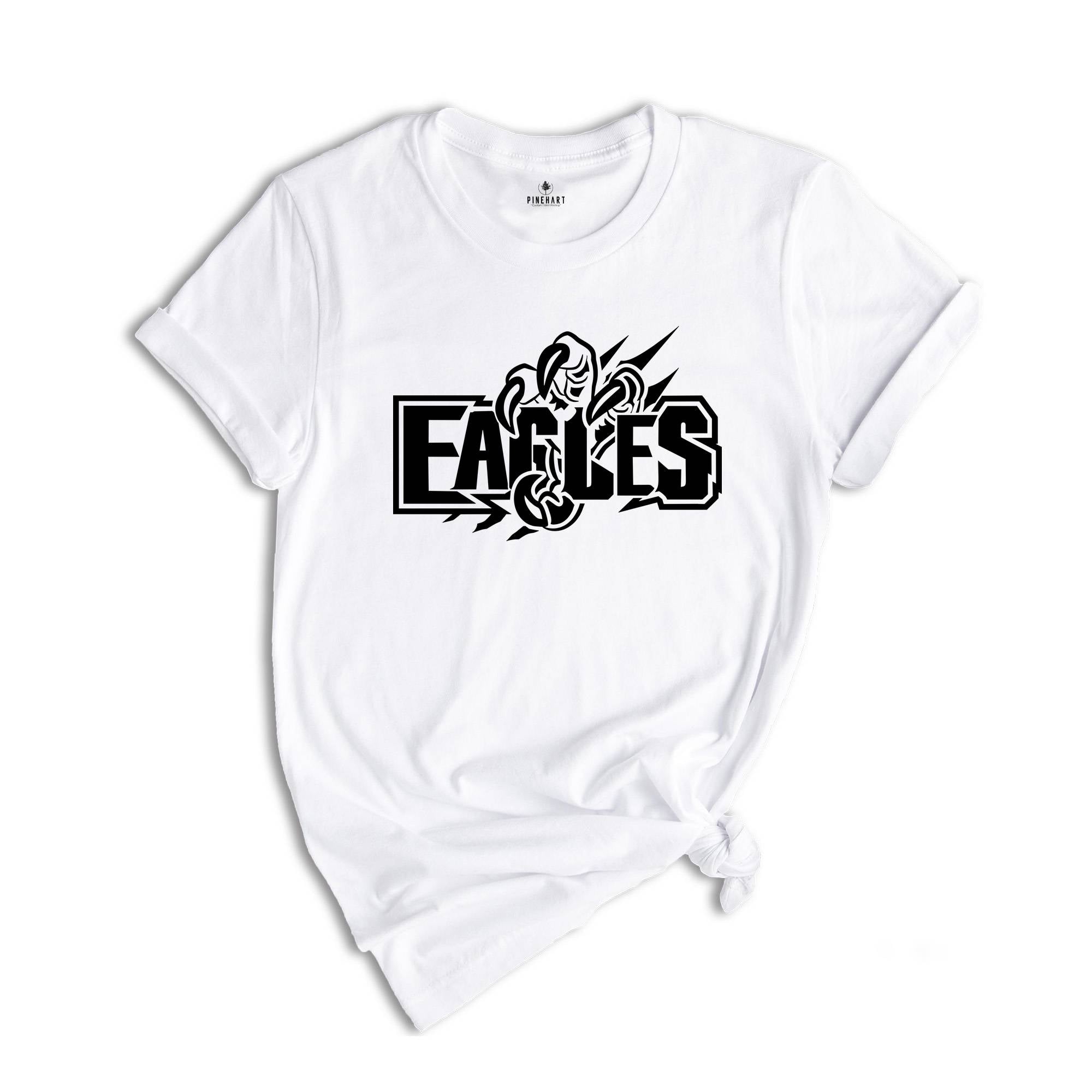 Eagle Mascot T-shirt, Eagles Football Shirt, Eagles Fan Shirt, Eagles School Shirt, Eagles School Spirit, Birthday Gift