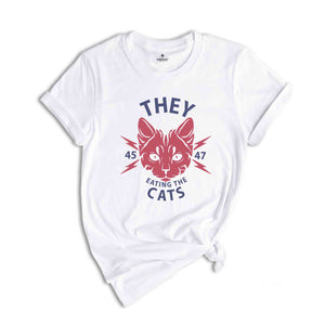 They Are Eating The Cats T-Shirt, Funny Elections Shirt, Trump 2024 For President, Republican Shirt For Usa Elections